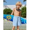 Arshiner Boys Swim Trunks Quick Dry Bathing Suit Boys Swim Shorts Stretch Swimsuit 6-14 Years(Blue)