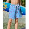 Arshiner Boys Swim Trunks Quick Dry Bathing Suit Boys Swim Shorts Stretch Swimsuit 6-14 Years(Shark – Aqua Green Red)