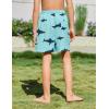 Arshiner Boys Swim Trunks Quick Dry Bathing Suit Boys Swim Shorts Stretch Swimsuit 6-14 Years(Shark – Green)