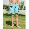Arshiner Boys Swim Trunks Quick Dry Bathing Suit Boys Swim Shorts Stretch Swimsuit 6-14 Years(Shark – Green)