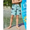 Arshiner Boys Swim Trunks Quick Dry Bathing Suit Boys Swim Shorts Stretch Swimsuit 6-14 Years(Shark – Green)