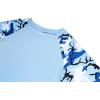 Boys UPF 50+ Rash Guard Swim Shirts Long Sleeve Quick Dry UV Sun Protection SPF Water Shirts for Boys and Girls(Light Blue)