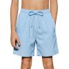 Arshiner Boys Swim Trunks Quick Dry Bathing Suit Boys Swim Shorts Stretch Swimsuit 6-14 Years(Blue)