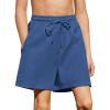 Arshiner Boys Swim Trunks Quick Dry Bathing Suit Boys Swim Shorts Stretch Swimsuit 6-14 Years(Navy Blue)