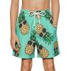Arshiner Boys Swim Trunks Quick Dry Bathing Suit Boys Swim Shorts Stretch Swimsuit 6-14 Years(Pineapple)
