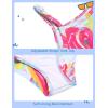 Arshiner Girls 3 Piece Swimsuit for Teen Girl Tankini Swimsuits Bathing Suit Beach Bikini Swimwear with Skirt(Colorful – Painting)