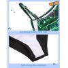 Arshiner Girls 3 Piece Swimsuit for Teen Girl Tankini Swimsuits Bathing Suit Beach Bikini Swimwear with Skirt(Green – Leaf)