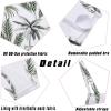 Arshiner Girls 3 Piece Swimsuit for Teen Girl Tankini Swimsuits Bathing Suit Beach Bikini Swimwear with Skirt(White-leaves)