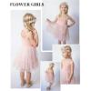 Arshiner Toddler Girls Tulle Dress Tutu Birthday Princess Dresses Formal Photoshoot Outfit Summer Clothes(Dusty Pink – Dot Tulle)
