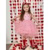 Arshiner Toddler Girls Tulle Dress Tutu Birthday Princess Dresses Formal Photoshoot Outfit Summer Clothes(Pink – Heart Tulle)