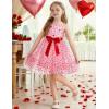 Arshiner Toddler Girls Tulle Dress Tutu Birthday Princess Dresses Formal Photoshoot Outfit Summer Clothes(Pink – Heart Tulle)