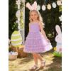 Arshiner Toddler Girls Tulle Dress Tutu Birthday Princess Dresses Formal Photoshoot Outfit Summer Clothes(Purple – Butterfly Tulle)
