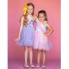 Arshiner Toddler Girls Tulle Dress Tutu Birthday Princess Dresses Formal Photoshoot Outfit Summer Clothes(Rainbow)