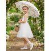 Arshiner Toddler Girls Tulle Dress Tutu Birthday Princess Dresses Formal Photoshoot Outfit Summer Clothes(White – Heart Tulle)
