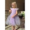 Arshiner Toddler Tutu Dress Girls Tulle Dresses Ruffle Tiered Swing Twirly Summer Sundress(Purple)