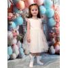 Arshiner Toddler Tutu Dress Girls Tulle Dresses Ruffle Tiered Swing Twirly Summer Sundress(White)