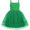 Arshiner Toddler Girls Tulle Dress Tutu Birthday Princess Dresses Formal Photoshoot Outfit Summer Clothes(Green)