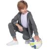 Arshiner Boys’ 2 Piece Athletic Tracksuit Jogging Sets Outfit Sweatsuit Zip Up Hoodie and Active Pants for Kids 5-14 Years(Dark Grey)