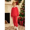 Arshiner Boys’ 2 Piece Athletic Tracksuit Jogging Sets Outfit Sweatsuit Zip Up Hoodie and Active Pants for Kids 5-14 Years(Red)