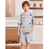 Arshiner Boys Pajamas Short Sleeve Top and Shorts 2 Piece Pajama Sets Loose Fit Soft Breathable Cute Pjs 4-13 Years(Dogs)