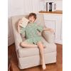 Arshiner Boys Pajamas Short Sleeve Top and Shorts 2 Piece Pajama Sets Loose Fit Soft Breathable Cute Pjs 4-13 Years(Green Feather)