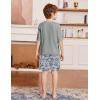 Arshiner Boys Pajamas Short Sleeve Top and Shorts 2 Piece Pajama Sets Loose Fit Soft Breathable Cute Pjs 4-13 Years(Robot)