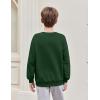 Arshiner Boys Sweatshirts Long Sleeve Crewneck Pullover Shirt Kids Fashion Fall Winter Sweater(Bright Green)
