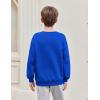 Arshiner Boys Sweatshirts Long Sleeve Crewneck Pullover Shirt Kids Fashion Fall Winter Sweater(Royal Blue)