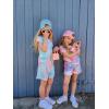 Arshiner Girls 2-Piece Tie Dye Pajamas Set Trendy Lounge Set Kids Sleepwear(Tie Dye 2)
