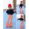 Arshiner Girls Crop Tops Kids Long Sleeve Pullover Sweatshirts Girls Cropped Crewneck Sweatshirt for Teen Girl(Black)