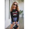 Arshiner Girls Crop Tops Kids Long Sleeve Pullover Sweatshirts Girls Cropped Crewneck Sweatshirt for Teen Girl(Santa Hat)