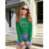 Arshiner Girls Crop Tops Kids Long Sleeve Pullover Sweatshirts Girls Cropped Crewneck Sweatshirt for Teen Girl(White Teddy)