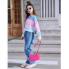 Arshiner Girls Cropped Hoodie Kids Long Sleeve Crop Tops Tie-dye Hoodies Hooded Pullover Sweatshirts(Gradient Blue Pink)