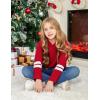Arshiner Girls Cropped Hoodie Kids Long Sleeve Crop Tops Tie-dye Hoodies Hooded Pullover Sweatshirts(Red)
