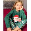 Arshiner Girls Cropped Hoodie Kids Long Sleeve Crop Tops Tie-dye Hoodies Hooded Pullover Sweatshirts(Santa Claus  Green)