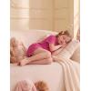 Arshiner Girls Pajamas Button Down Short Set Cute Pjs Soft Sleepwear Loungewear(Rose Red)