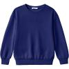 Arshiner Boys Sweatshirts Long Sleeve Crewneck Pullover Shirt Kids Fashion Fall Winter Sweater(Navy Blue)
