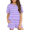 Tie Dye Purple Stripes