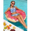 Arshiner Girls Bikini Beach Swimwear 2 Piece Swimsuits Floral Printing Bathing Suits(Blue Floral)