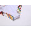 Arshiner Girls Bikini Beach Swimwear 2 Piece Swimsuits Floral Printing Bathing Suits(Colorful Stripes)