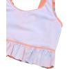Arshiner Girls Bikini Beach Swimwear 2 Piece Swimsuits Floral Printing Bathing Suits(Leaves and Flower Pattern 2)