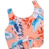 Arshiner Girls Bikini Beach Swimwear 2 Piece Swimsuits Floral Printing Bathing Suits(Leaves and Flower Pattern 2)