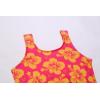 Arshiner Girls Bikini Beach Swimwear 2 Piece Swimsuits Floral Printing Bathing Suits(Orange Hibiscus)