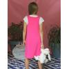 Arshiner Girls Dresses Summer Casual Kids Adjustable Straps Athletic Romper Dress with Shorts and Pockets(Hot Pink)