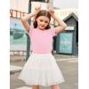 Arshiner Girls Unicorn Shirts Short Sleeve Flip Sequin T-Shirt Tops(Cute Pink)