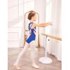 Arshiner Girls Ballet Leotards Dance Gymnastic Outfits Crisscross Straps Sleeveless Tank Dancewear(American Flag)