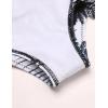 Arshiner Girls Two Piece Swimsuit Ruffles Flounce Printed Bikini Set Swimwear Girl Bathing Suits with Chest Pad(Black)