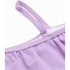 Arshiner Girls Two Piece Swimsuit Ruffles Flounce Printed Bikini Set Swimwear Girl Bathing Suits with Chest Pad(Orchid – Fish Scale)