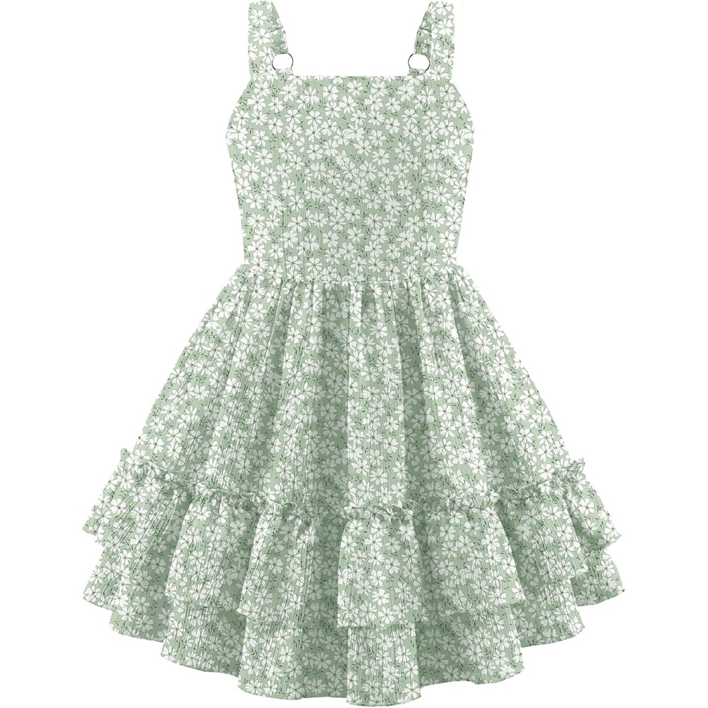 image:imageArshiner Girls Cami Summer Dress Boho Sleeveless Casual Sundress with Pockets for 412 YSage Floral